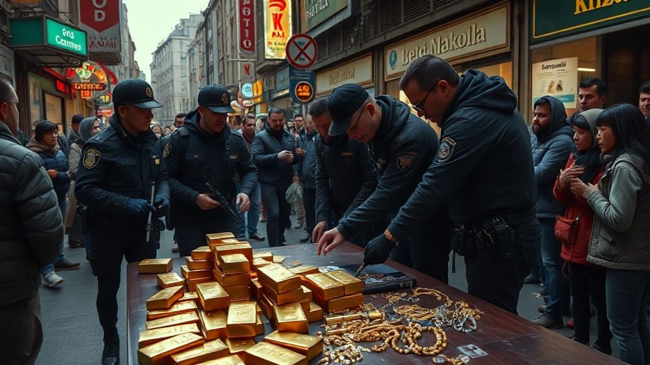 İstanbul'da Altın Ticaretinde Usulsüzlük: 7 Gözaltı