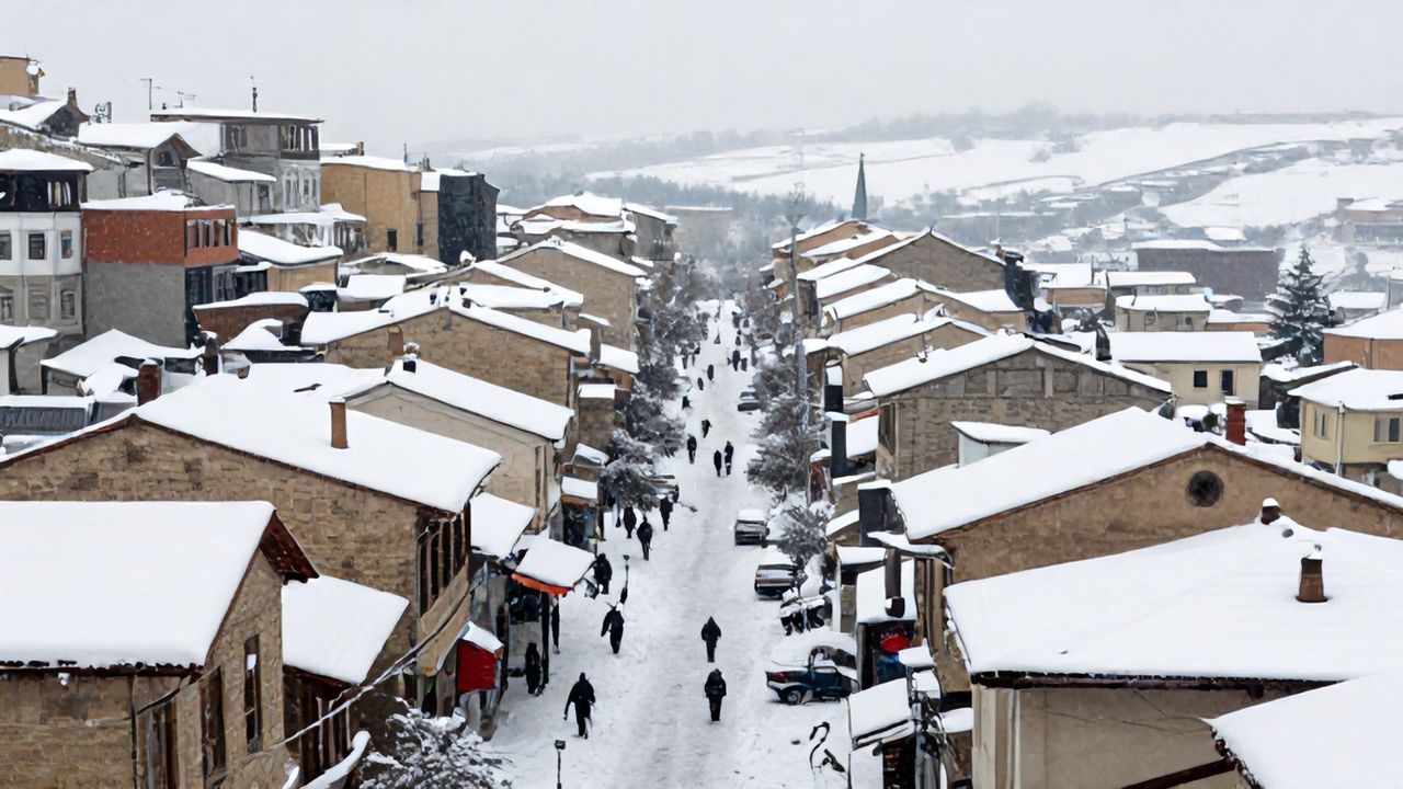 Kar Yağışı Eğitime Süresiz Ara Verdi