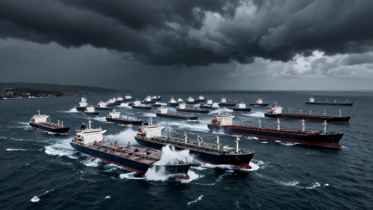 Şiddetli Fırtına Çanakkale Boğazı'nı Kapattı: Deniz Trafiği Kilitlendi