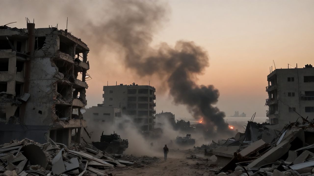 Gazze Şeridi Hedefte: İsrail Ordusu Hava ve Kara Saldırılarını Sürdürüyor