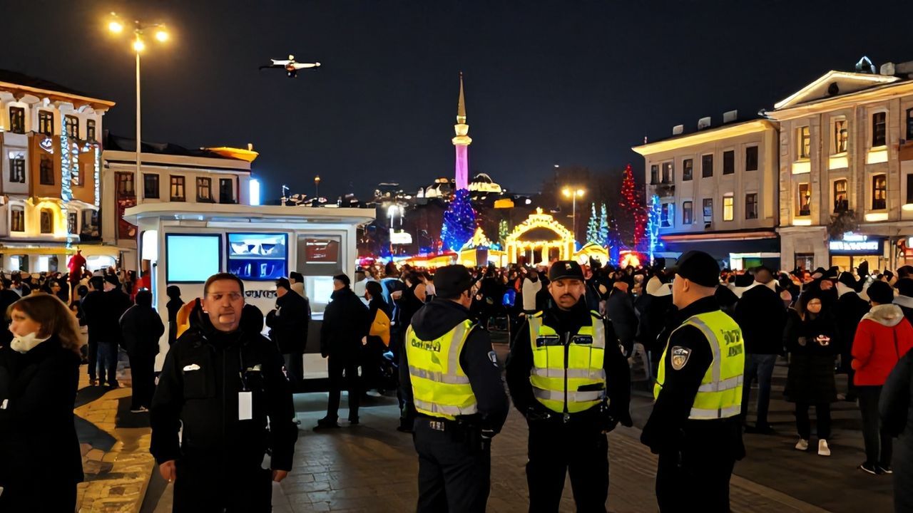 İstanbul'da Yılbaşı Önlemleri Denetlendi