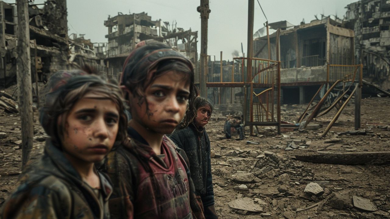 Gazze'de Çocuklar Travma ve Açlıkla Mücadele Ediyor