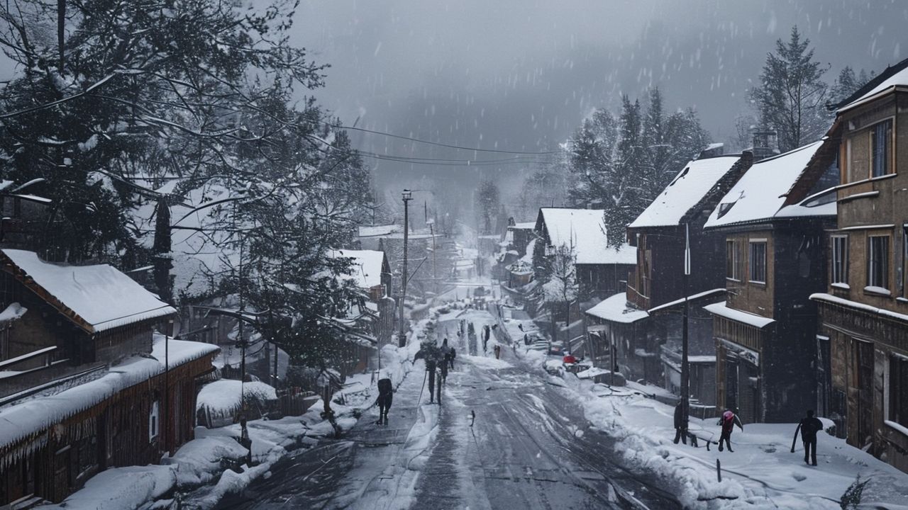 Tunceli'de Yoğun Kar Yağışı Eğitime Ara Verdirtti