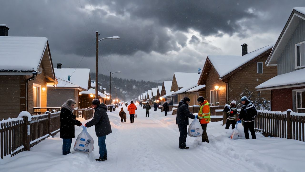 AFAD, Yoğun Kar Yağışı Sonrası Yardım Seferberliği Başlattı