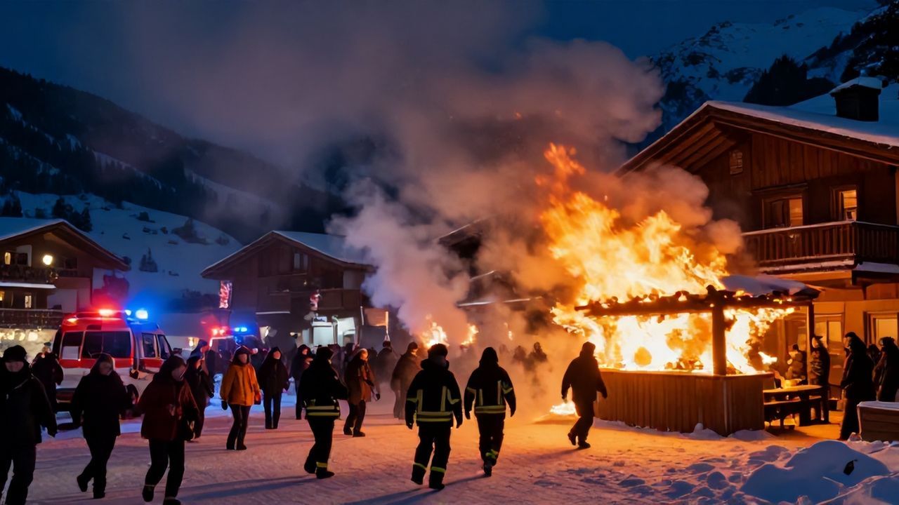 İsviçre'de Yılbaşı Gecesi Yangın: 47 Ölü, 115 Yaralı