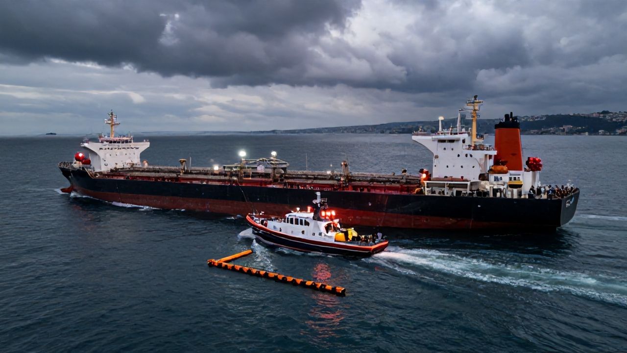 İstanbul'da İki Tanker Temas Etti, Kurtarma Çalışmaları Başladı