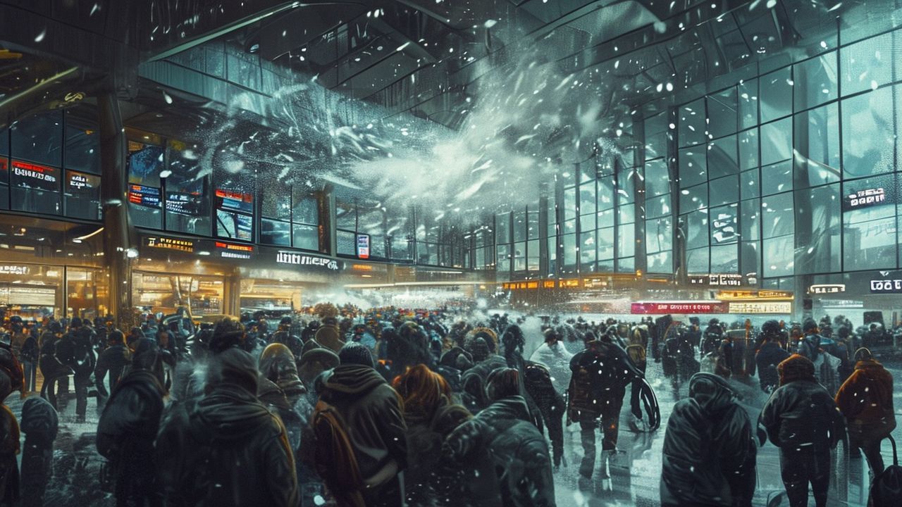 Avrupa'da Kar Fırtınası Yüzlerce Uçuşu Vurdu