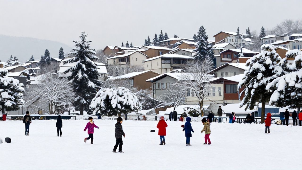 Türkiye'nin Dört Bir Yanı Beyaza Büründü