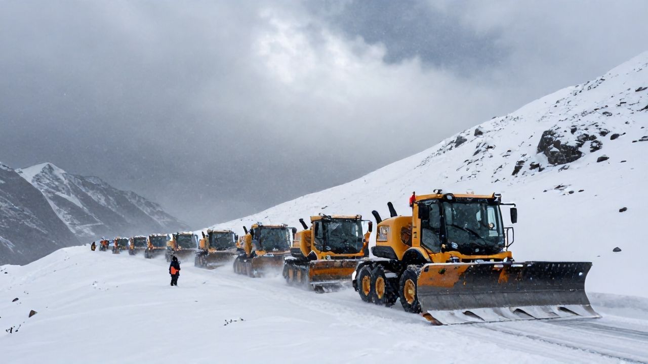 Doğu'da Karla Mücadele: 297 İş Makinesi Görevde