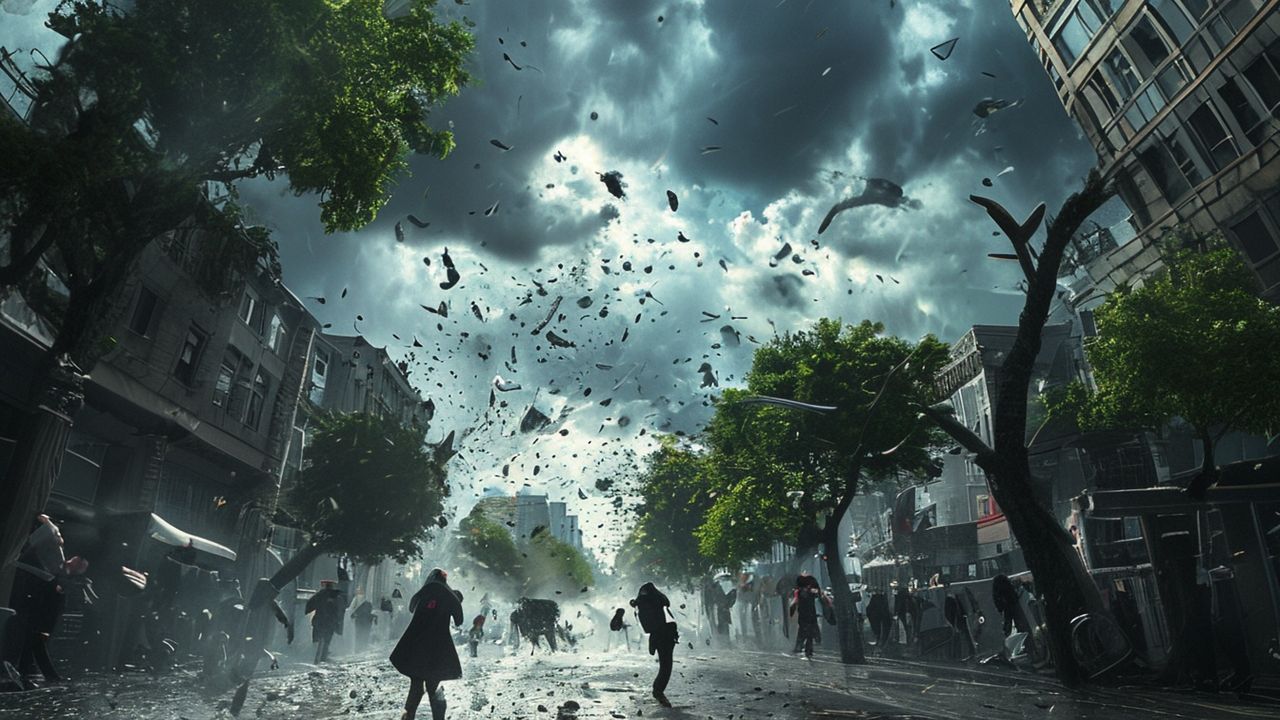 Bursa'da Kuvvetli Rüzgar Hayatı Olumsuz Etkiliyor