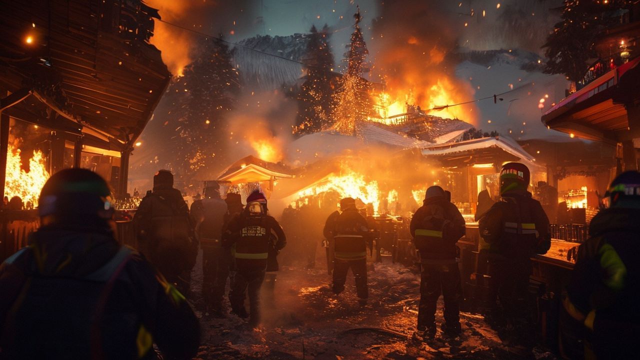 İsviçre'de Yılbaşı Kutlamasında 40 Kişi Hayatını Kaybetti