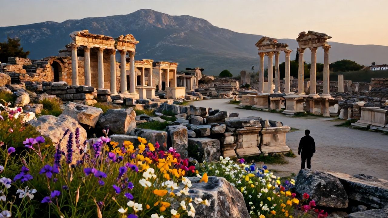 Antalya Antik Kentleri Endemik Bitkilerle Turist Akınına Uğruyor