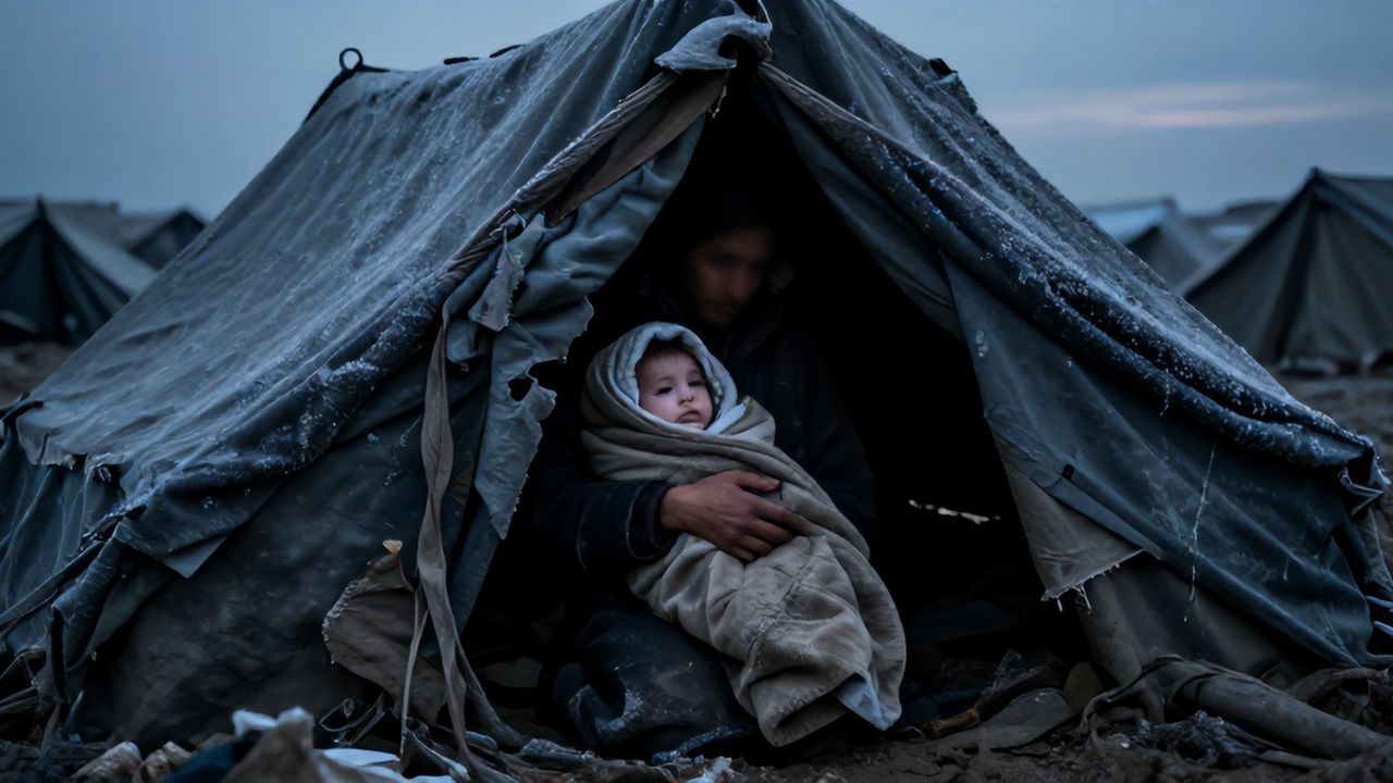 Gazze'de Kış Dramı: Yedi Günlük Bebek Donarak Hayatını Kaybetti