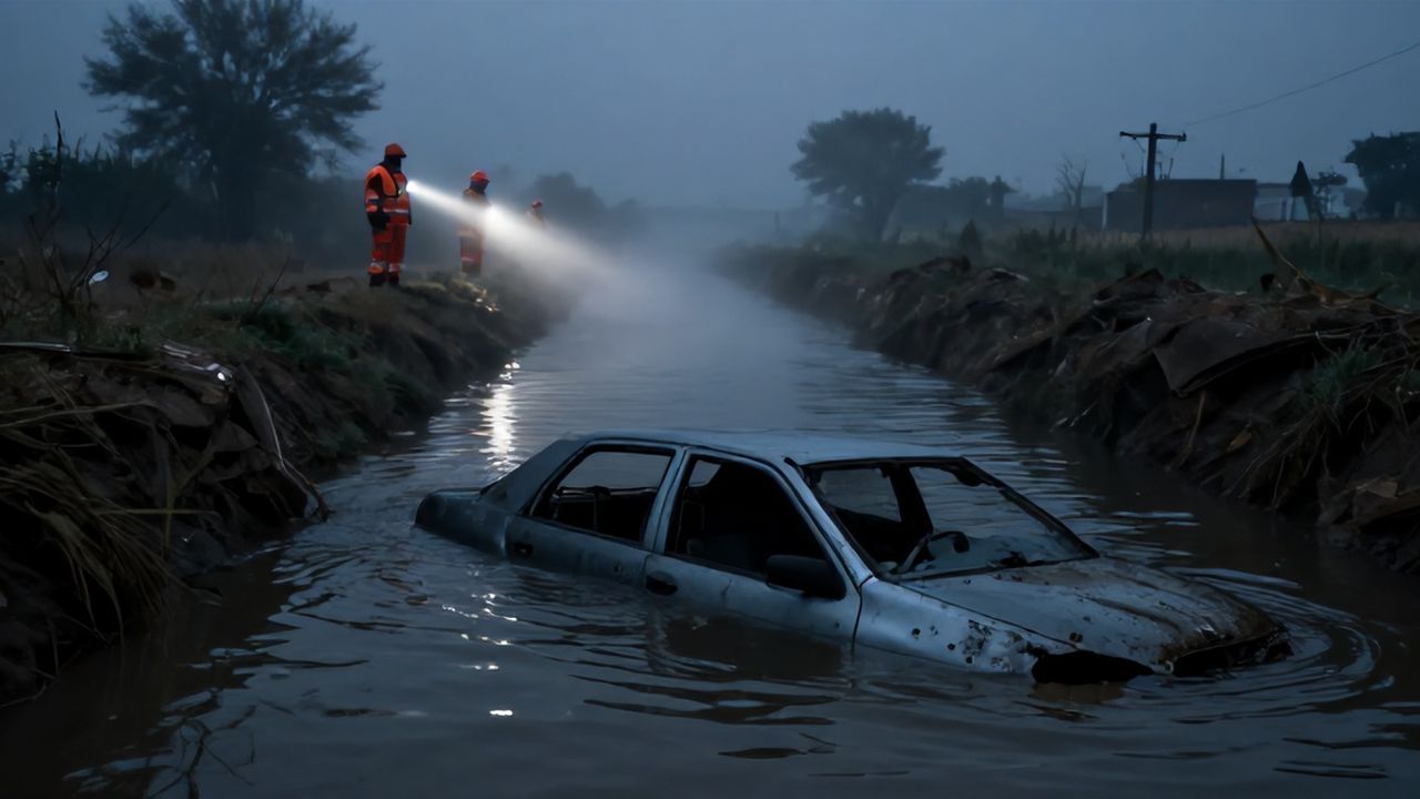 Şanlıurfa'da sulama kanalına düşen otomobildeki kuzenlerden 3'ü hayatını kaybetti