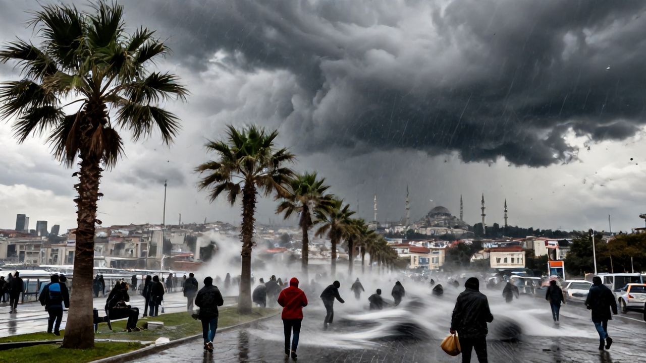 İstanbul'a Lodos Fırtınası Uyarısı: Dikkatli Olun!