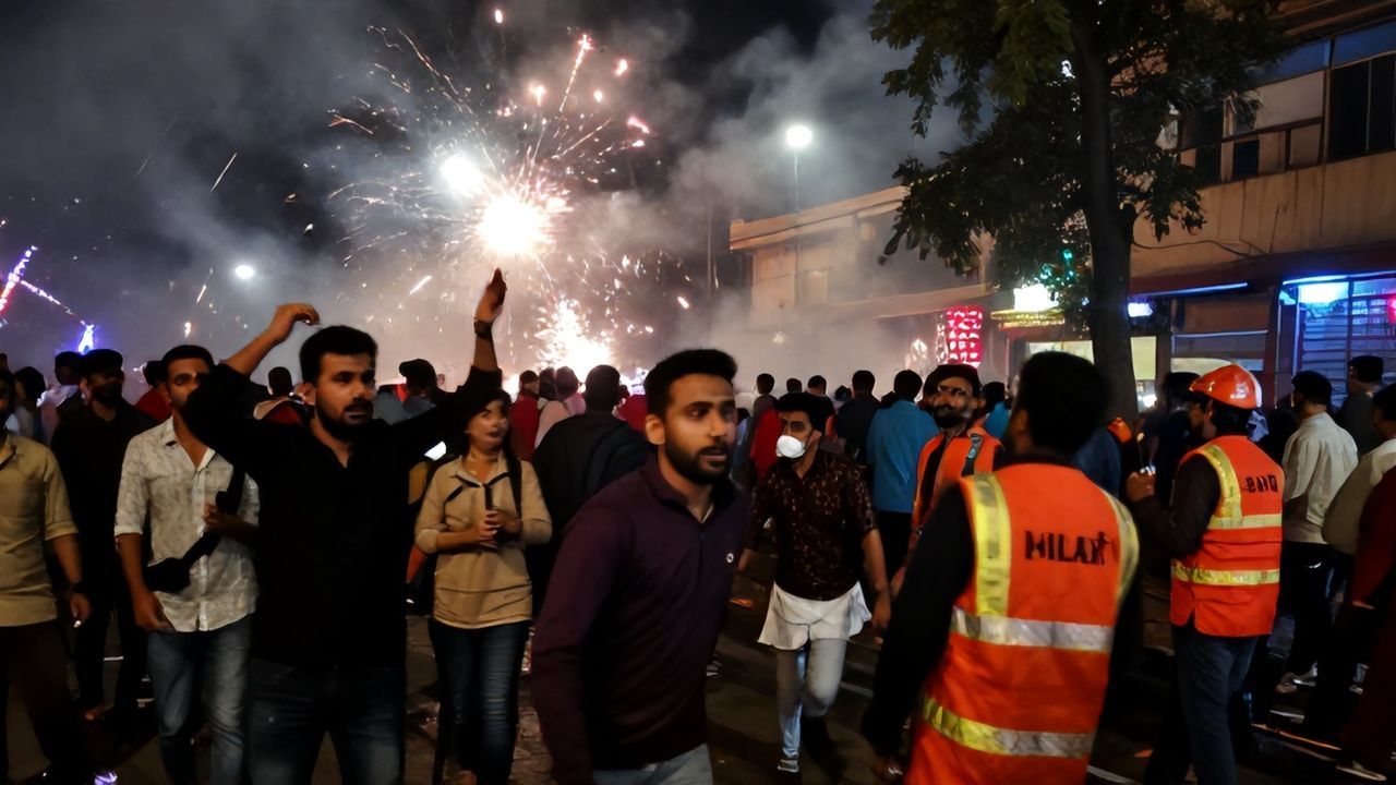 Karaçi'de Yeni Yıl Kutlamaları Kanlı Bitti: 25 Yaralı