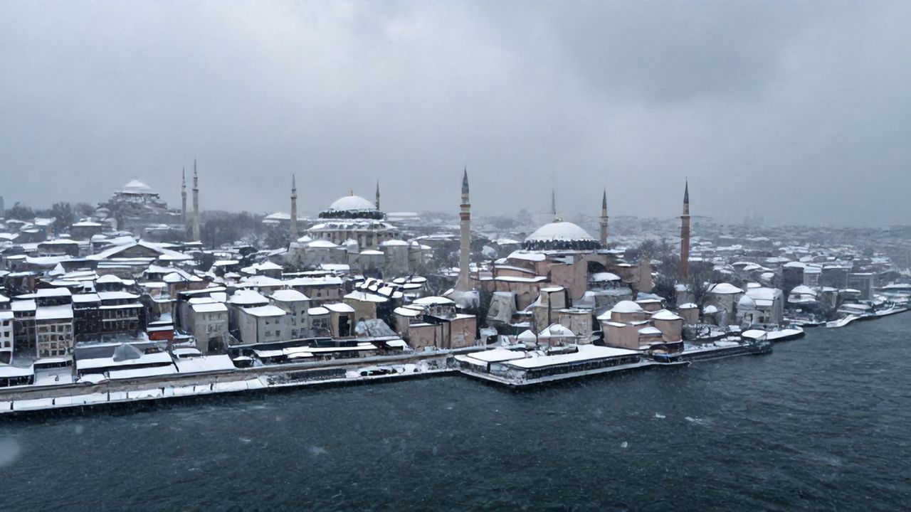 İstanbul'da Yoğun Kar Yağışı Eğitimi Kesti: Valilikten Okul Tatili Duyurusu