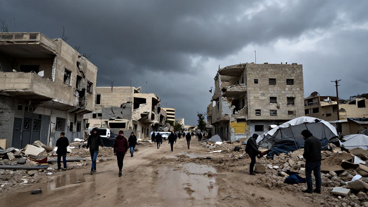 Gazze'de Kış Şartlarında Hayatta Kalma Mücadelesi