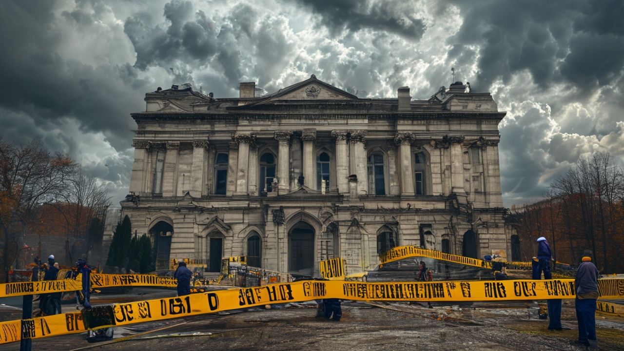 Erzurum Kongre Binası, Depreme Dayanıklı Olmadığı İçin Kapatıldı