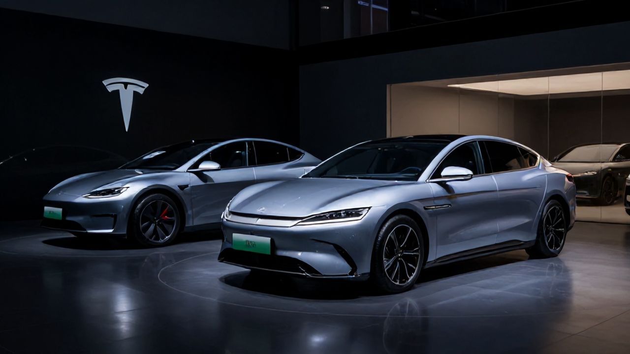 Tesla'nın Satışları Düşüşte, BYD Zirveye Yerleşti