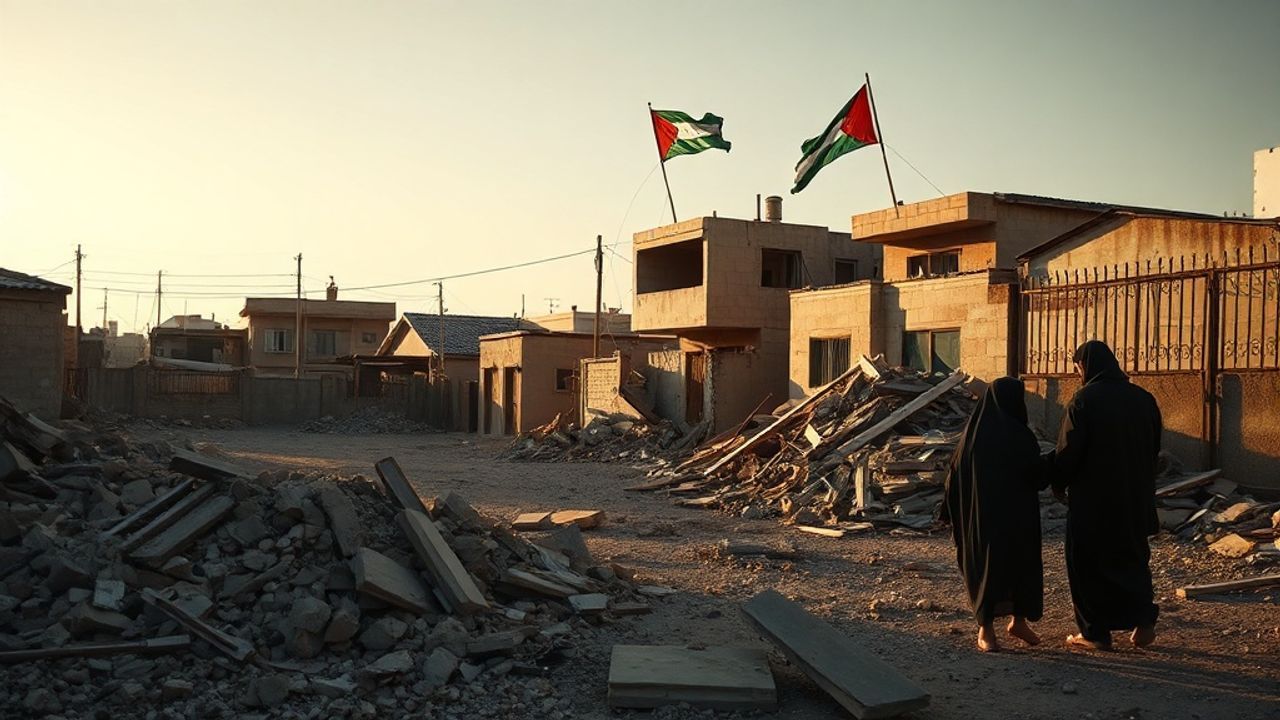 İsrail Ordusu Batı Şeria'da Filistin Evlerini Yıktı