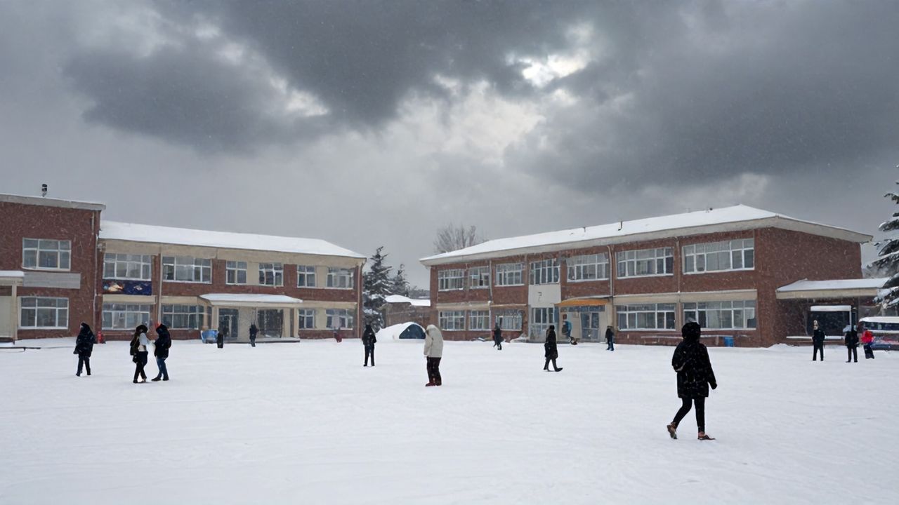 Kar Fırtınası, Ülke Genelinde Eğitime Ara Verildi
