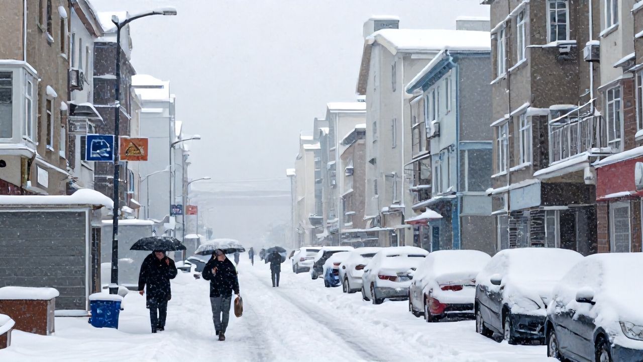 Bolu'ya 7 Günde 84,4 Milimetre Kar Yağdı