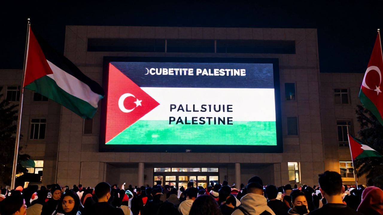 Medipol Üniversitesi'nden Filistin'e Destek Mesajı