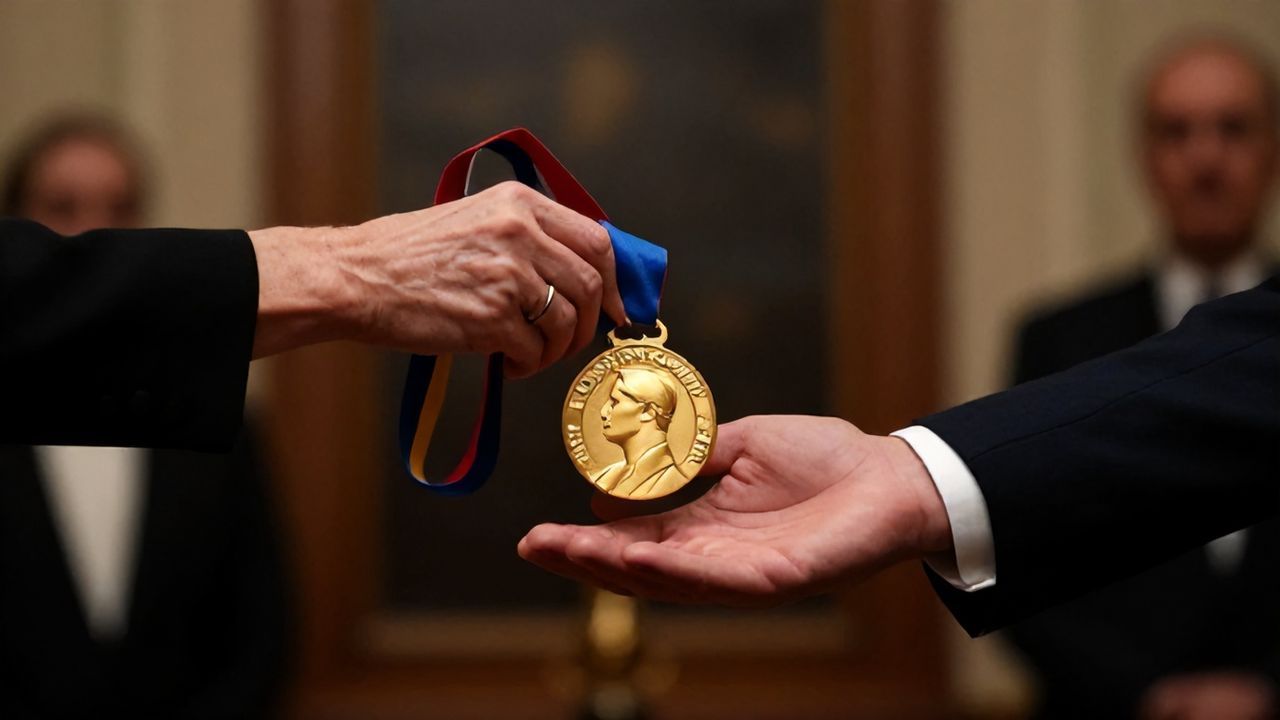 Venezuelalı Lider Machado, Nobel Barış Ödülü'nü Trump'a Sundu