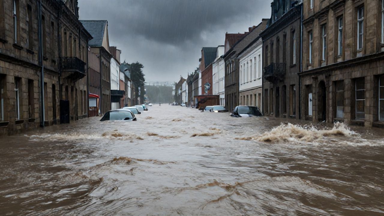 Edirne'de Sağanak Etkisi: Dereler Taştı, Kent Sular Altında Kaldı