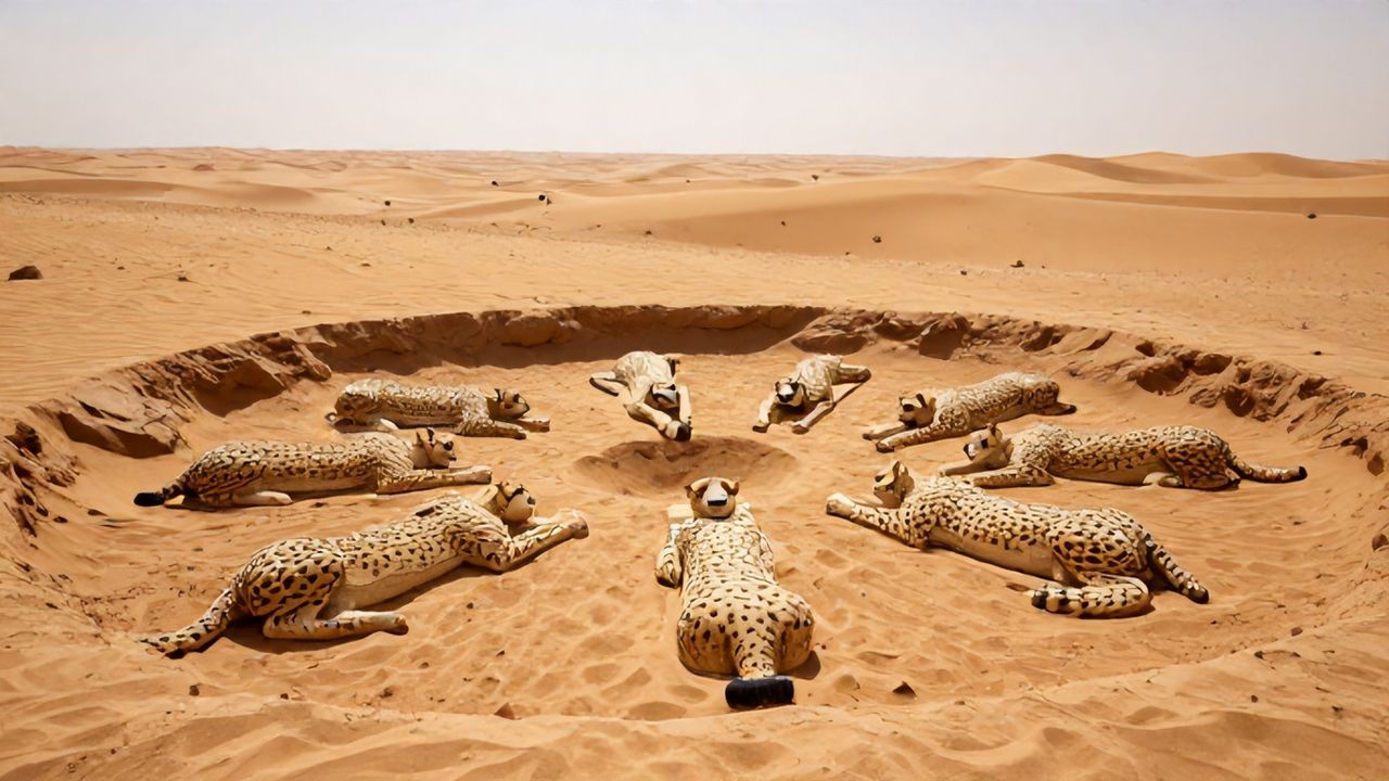 Suudi Arabistan Çöllerinde Bin Yıllık Çita Sırrı: 7 Nadir Mumya Bulundu