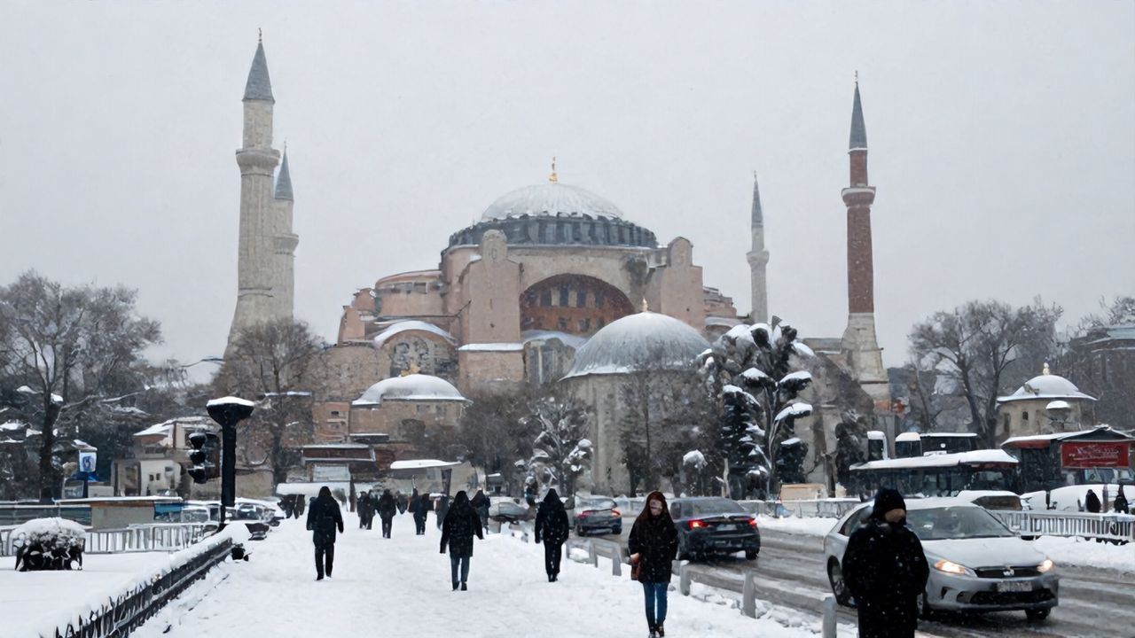 Marmara'ya Kar Geliyor: İstanbul'da Sıcaklıklar Aniden Düşecek!