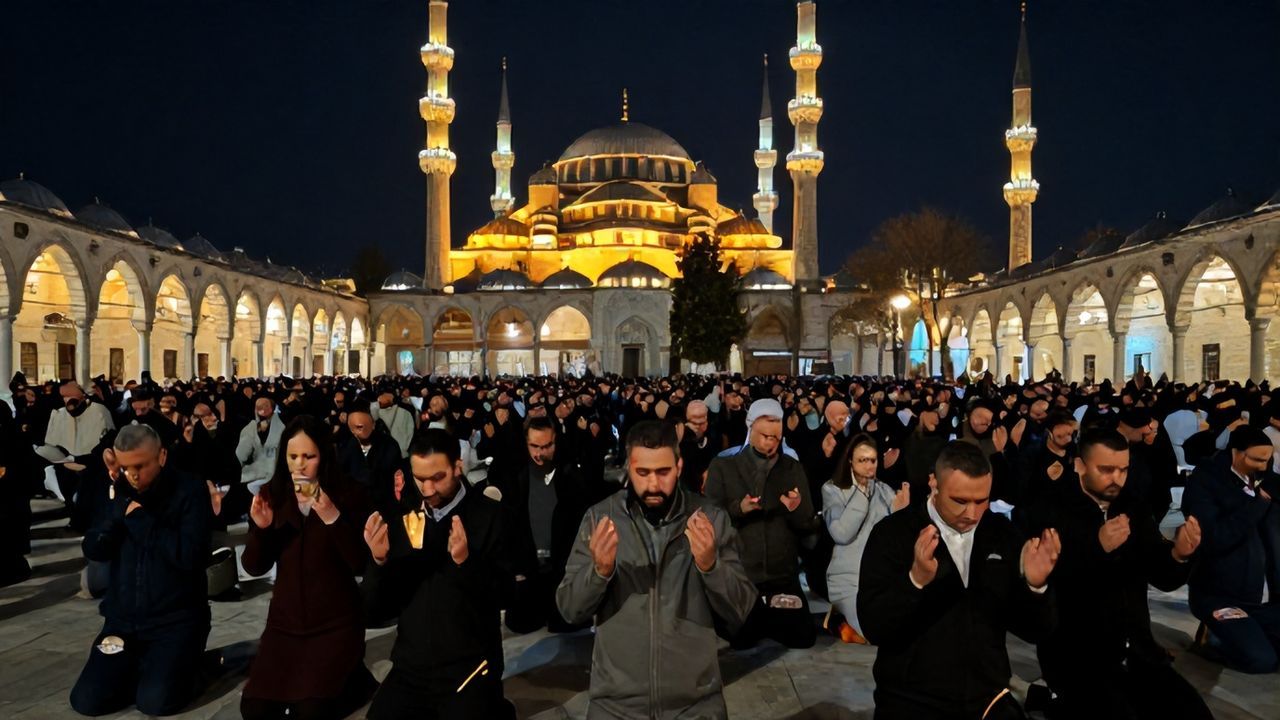 Miraç Kandili Türkiye'yi Sardı: Dualarda Gazze İçin Ortak Niyaz