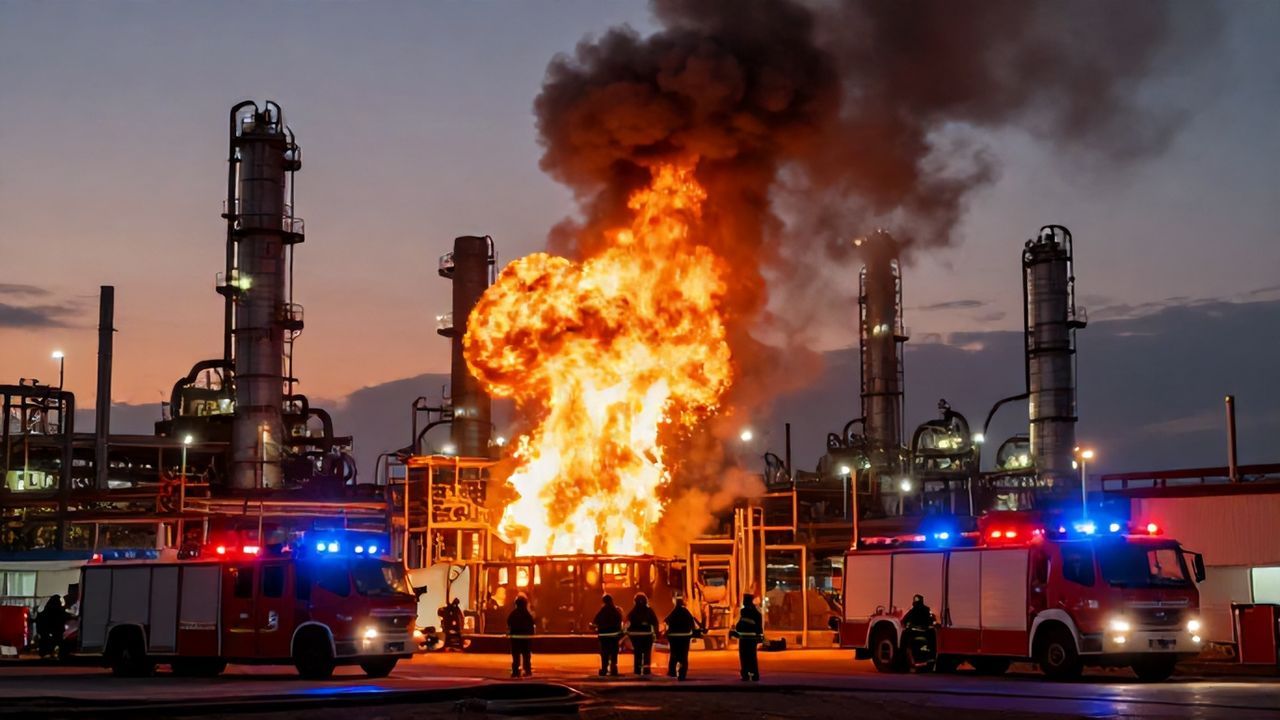 TÜPRAŞ İzmit Rafinerisi'nde Alev Alarmı: Yangın Başarıyla Kontrol Altında
