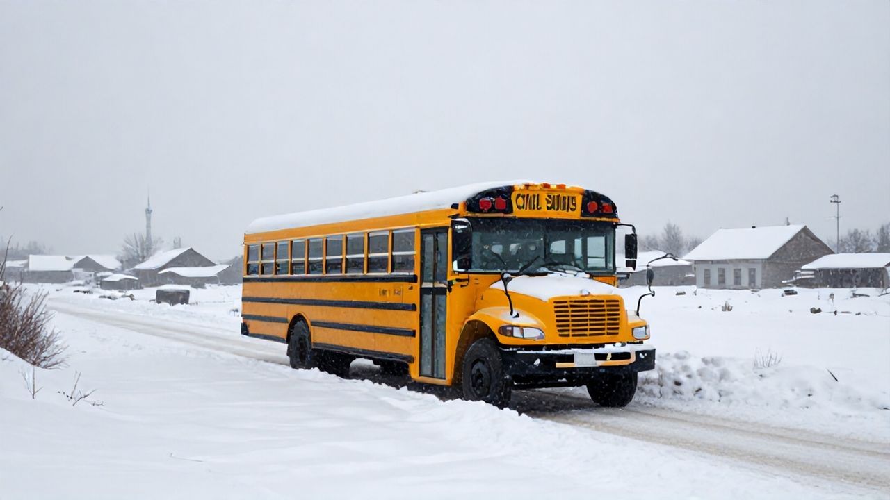 Tekirdağ Saray'da Taşımalı Eğitime Kar Engeli: Yarın Okul Yok