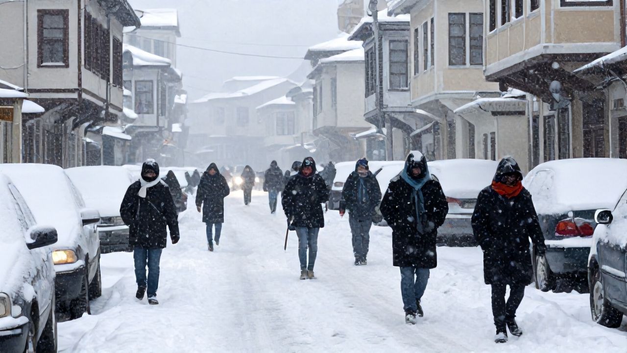 Balkanlar'dan Gelen Soğuk Hava Türkiye'yi Saracak: Kar Yağışı Başlıyor