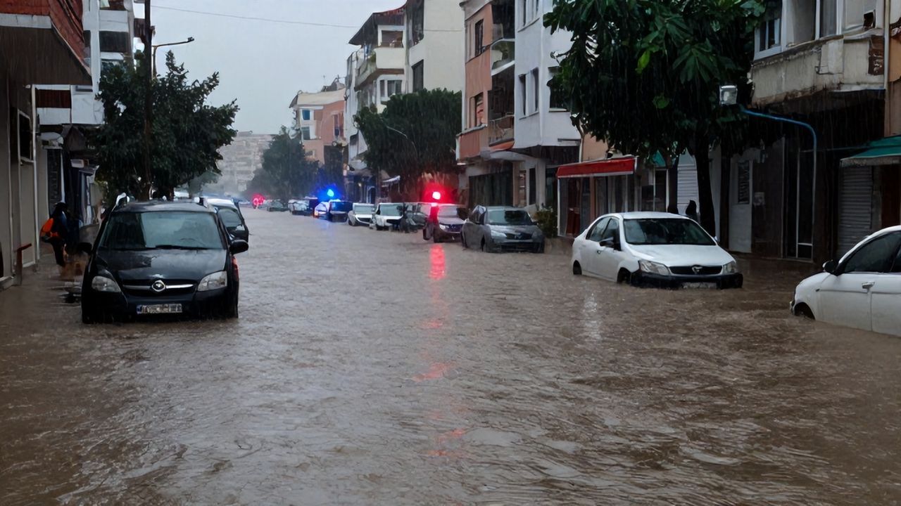 Bartın'da Şiddetli Sağanak: Irmak Taştı, Kent Alarmda