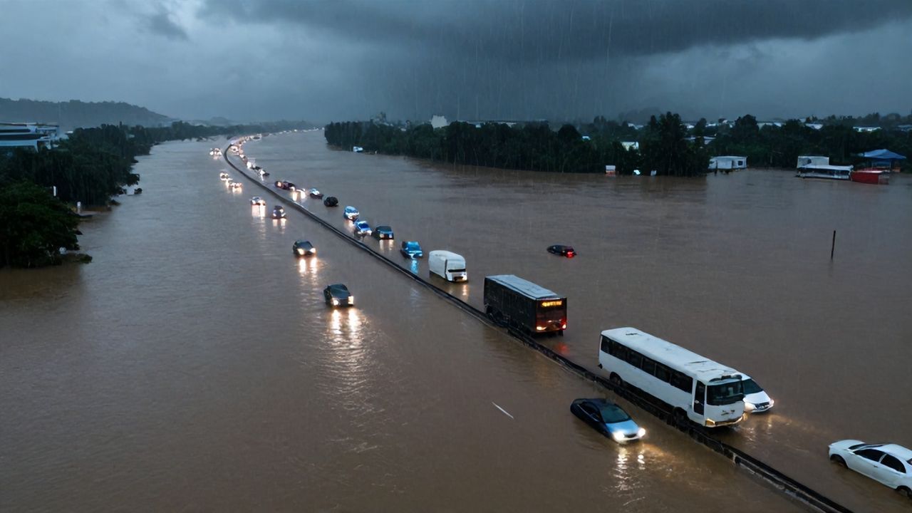 İzmir'de Selçuk-Aydın Yolu Sağanağa Yenildi: Ulaşım Kilitlendi