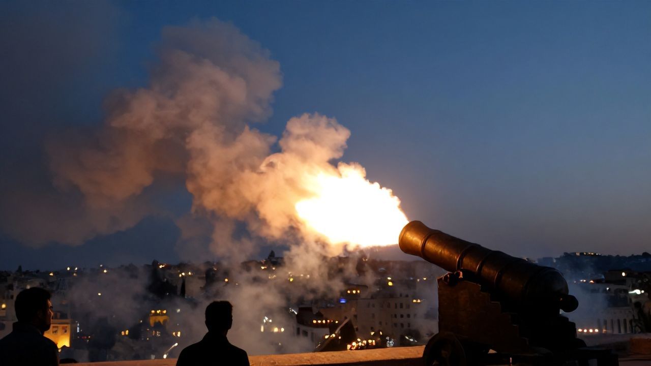 Şam'da 14 Yıl Sonra Ramazan Topu Sesi: Gelenek Yeniden Canlandı