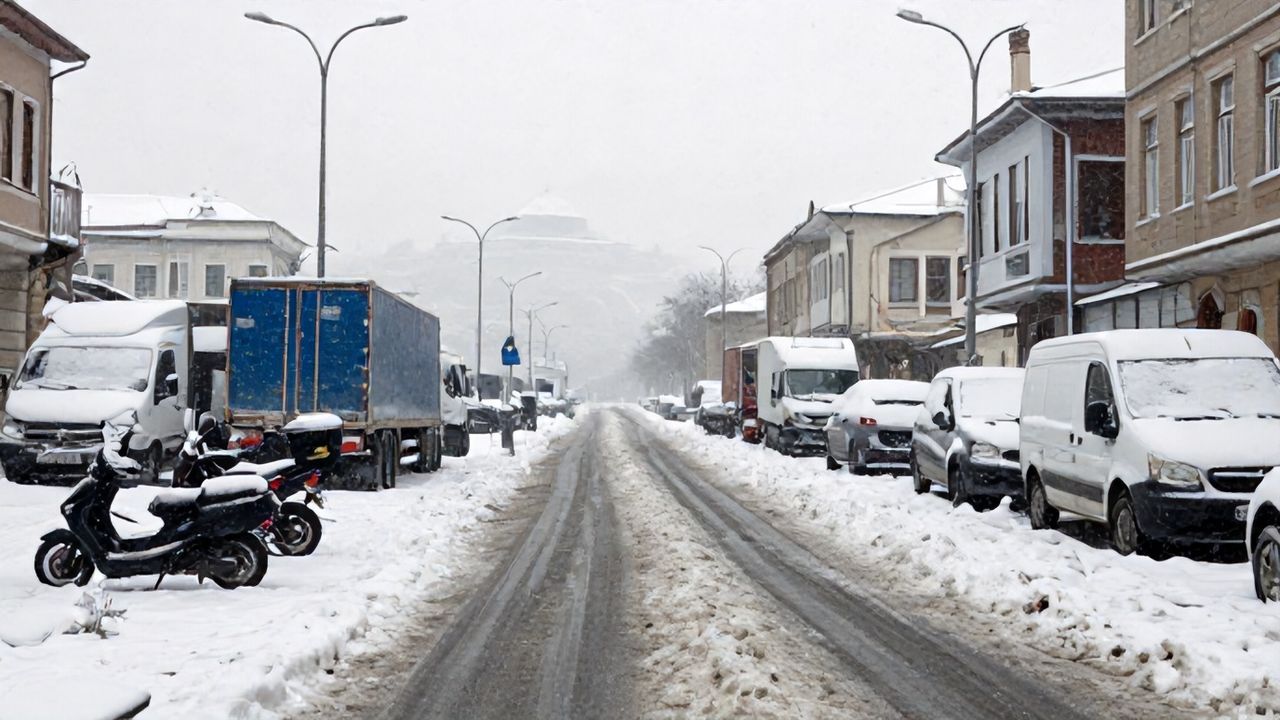 İstanbul'da Kar Alarmı: Kurye ve Ağır Taşıtlara Trafik Yasağı Geldi
