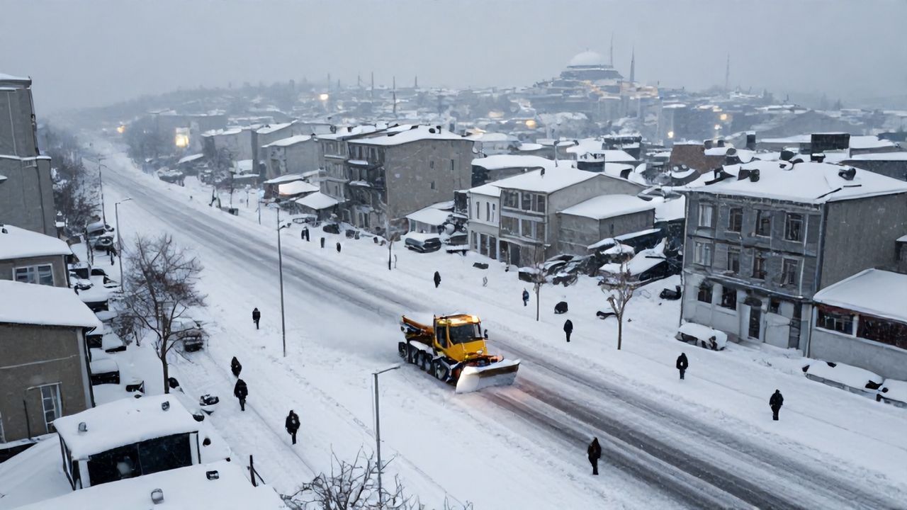 İstanbul'un Yüksek Kesimlerinde Kar Başladı: Tedbirler Artırıldı