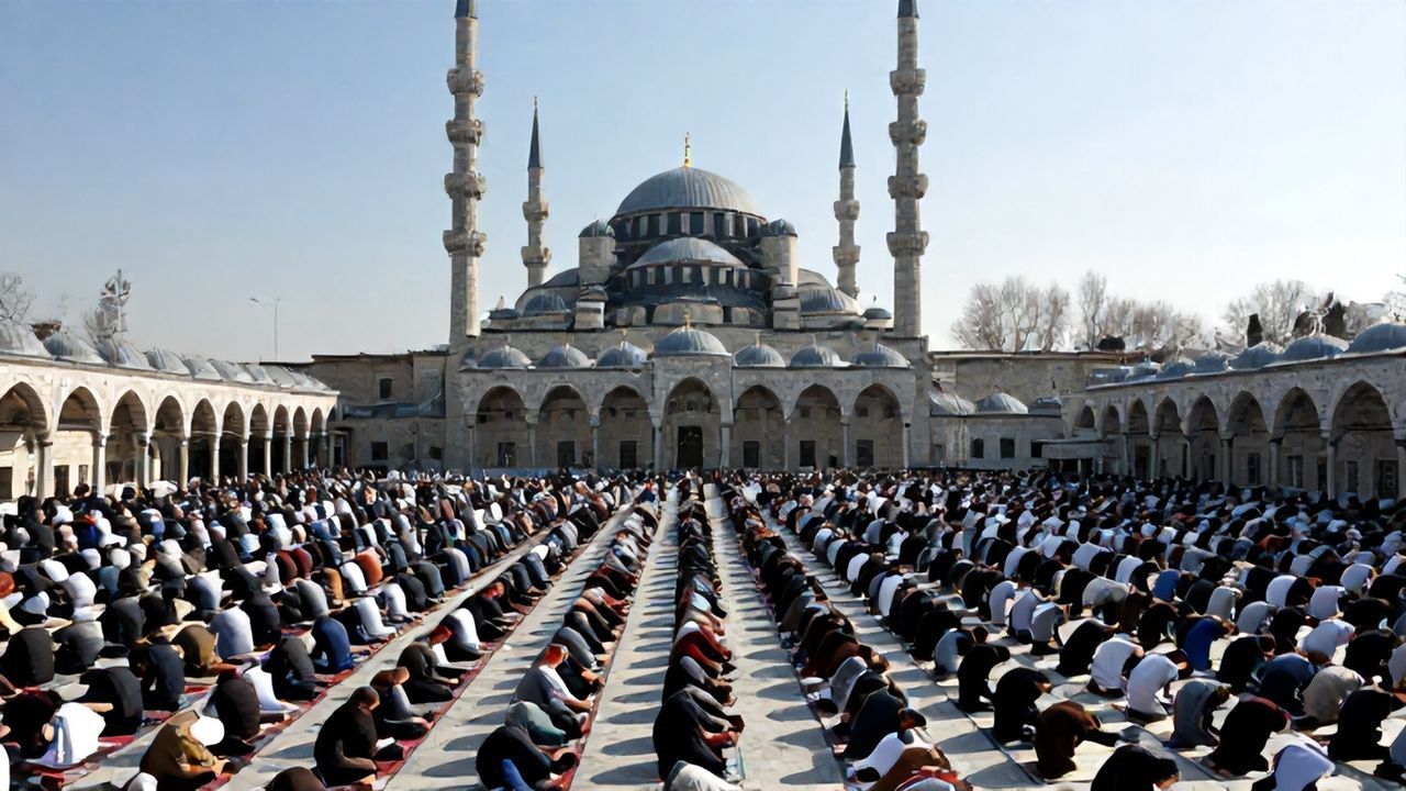 Ramazan'ın İlk Cuma Namazı Türkiye'yi Sardı: Camiler Dolup Taştı