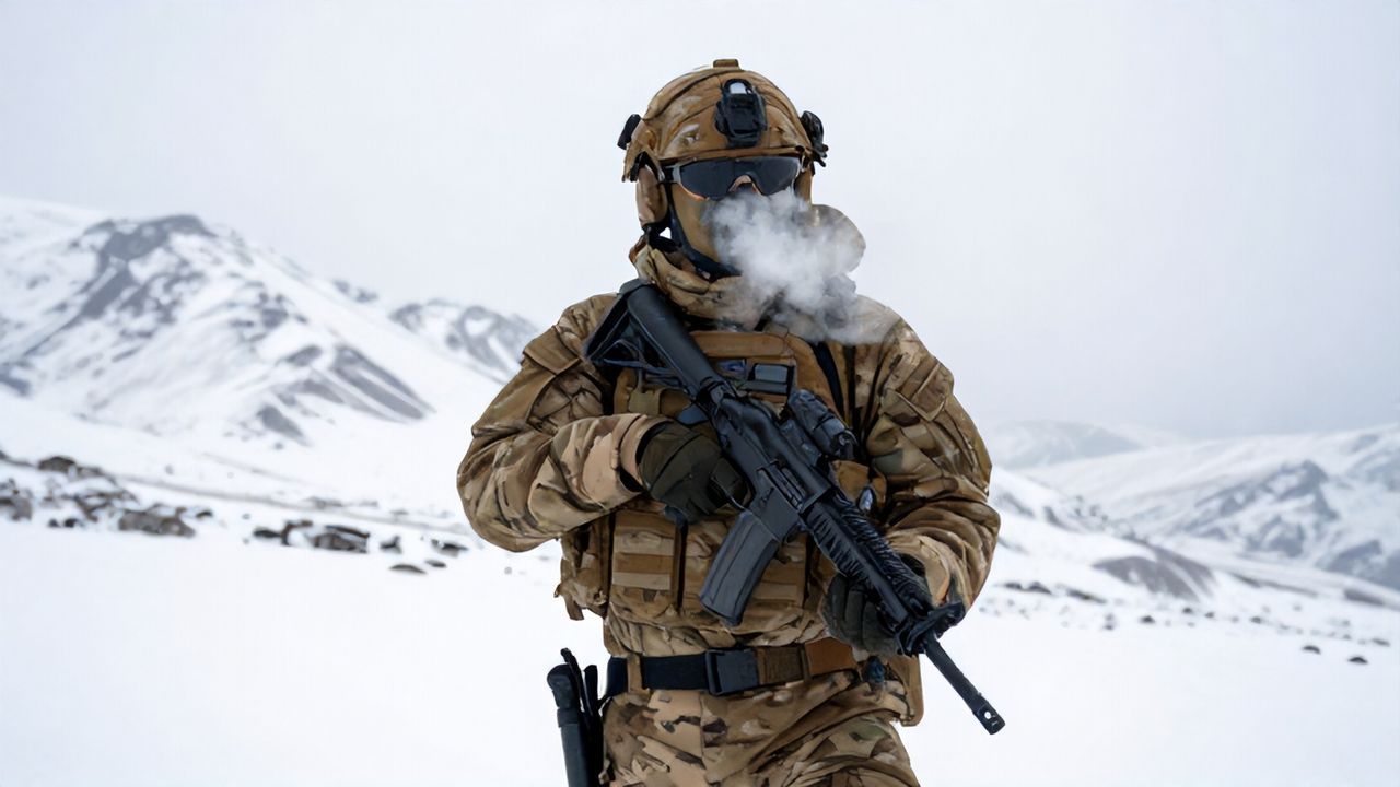 Özel Harekat Erzurum'da Buz Kesti: Zorlu Görevlere Tam Donanım