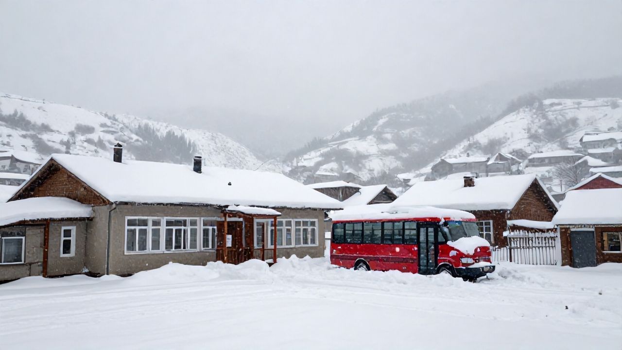Ordu'da Kar Alarmı: Bazı İlçelerde Eğitime Bir Gün Ara Verildi