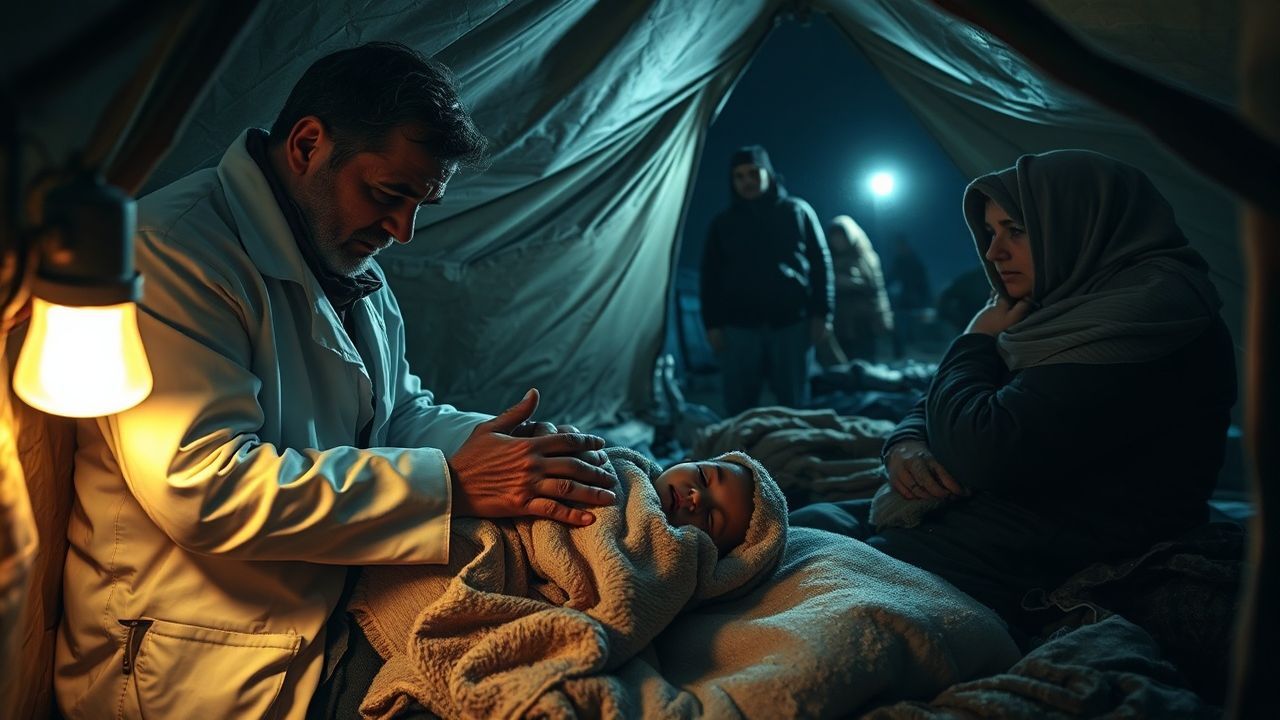 Gazze'de 21'i Çocuk 24 Filistinli Soğuktan Hayatını Kaybetti