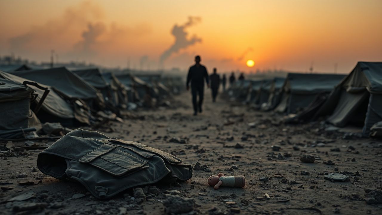 Gazze'de Çadır Kampa İsrail Saldırısı: Gazeteci ve 3 Çocuk Hayatını Kaybetti