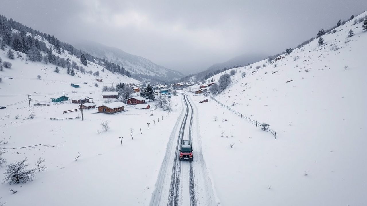 Doğu Anadolu'da Kış Yüzünü Gösterdi: Kar ve Ayaz Hayatı Felç Ediyor