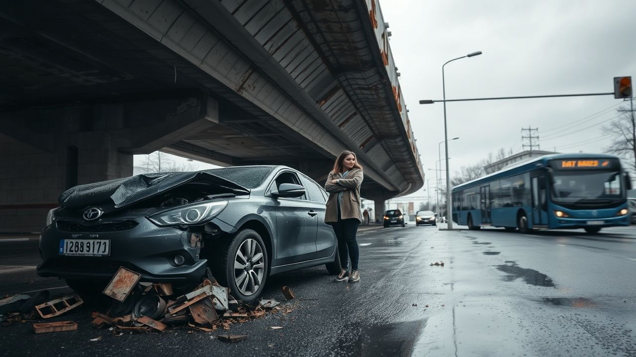 Köprüden Düşen Demir Parçası Aracı Hasara Uğrattı: İBB Tazminatı Reddetti