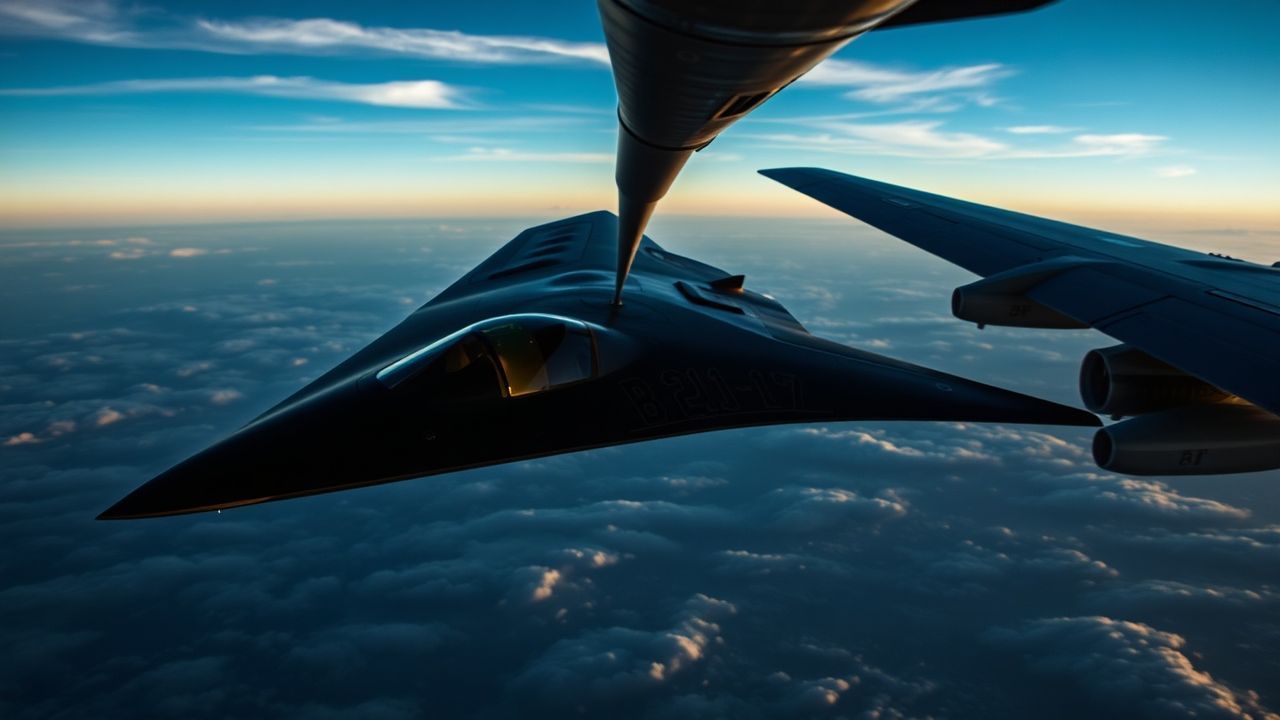 ABD'nin Gizli Devi B-21 Raider, Havada Yakıt İkmalini Başardı