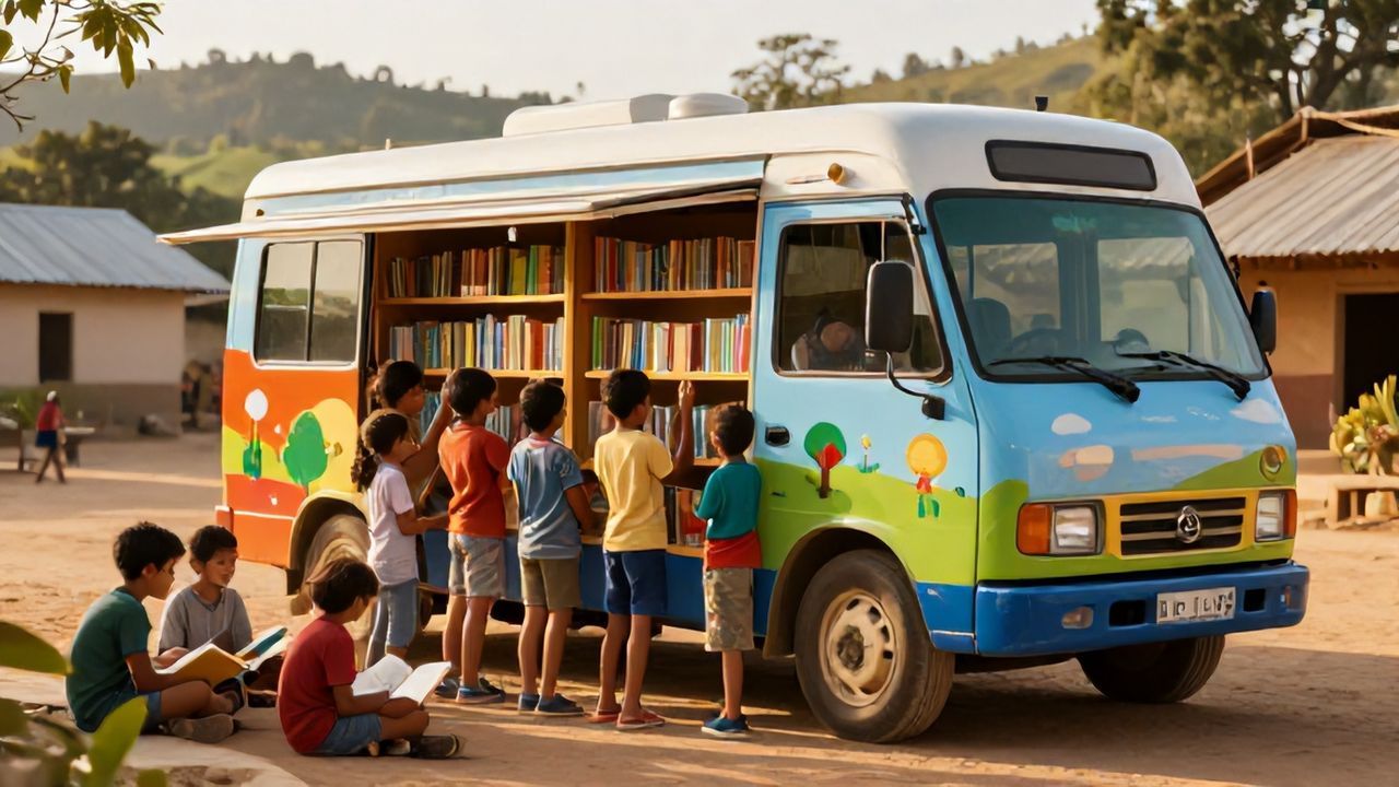 Gezici Kütüphaneler, Çocukların Hayallerine Işık Tutuyor